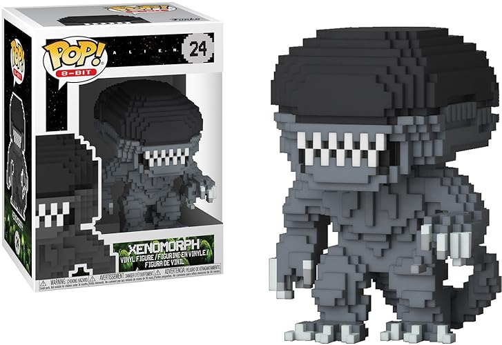 Funko Horror 8 Bit Alien POP! Vinyl Action Figure - Alien Classic - Collectible Vinyl Figure - Gift Idea - Official Merchandise - for Kids & Adults - Movies Fans - Model Figure for Collectors