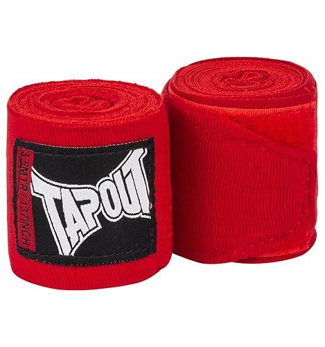 Tapout Vendaje Unisex para Adultos, Color Rojo, 500 cm