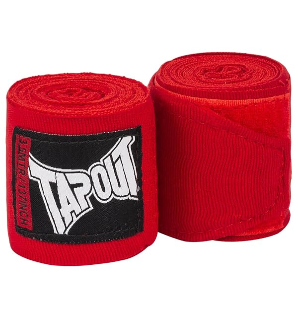 Tapout Vendaje Unisex para Adultos, Color Rojo, 500 cm