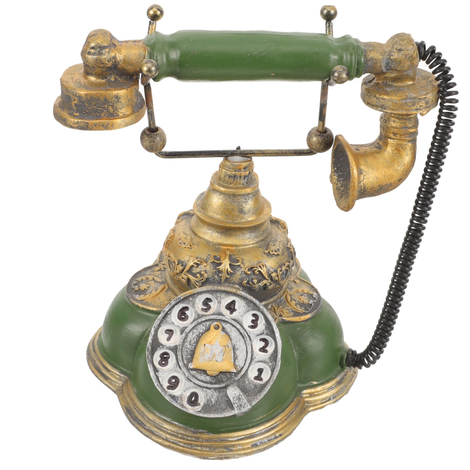 Téléphone vintage à cadran fixe objet décoration maison chambre et bureau vintage