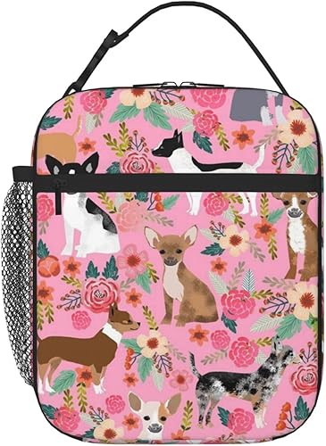 Miniatura 10 de SWEET TANG Lonchera para hombres y mujeres, bolsa de almuerzo duradera para adultos, reutilizable, pequeña lonchera (patrón de gatos desnudos sin