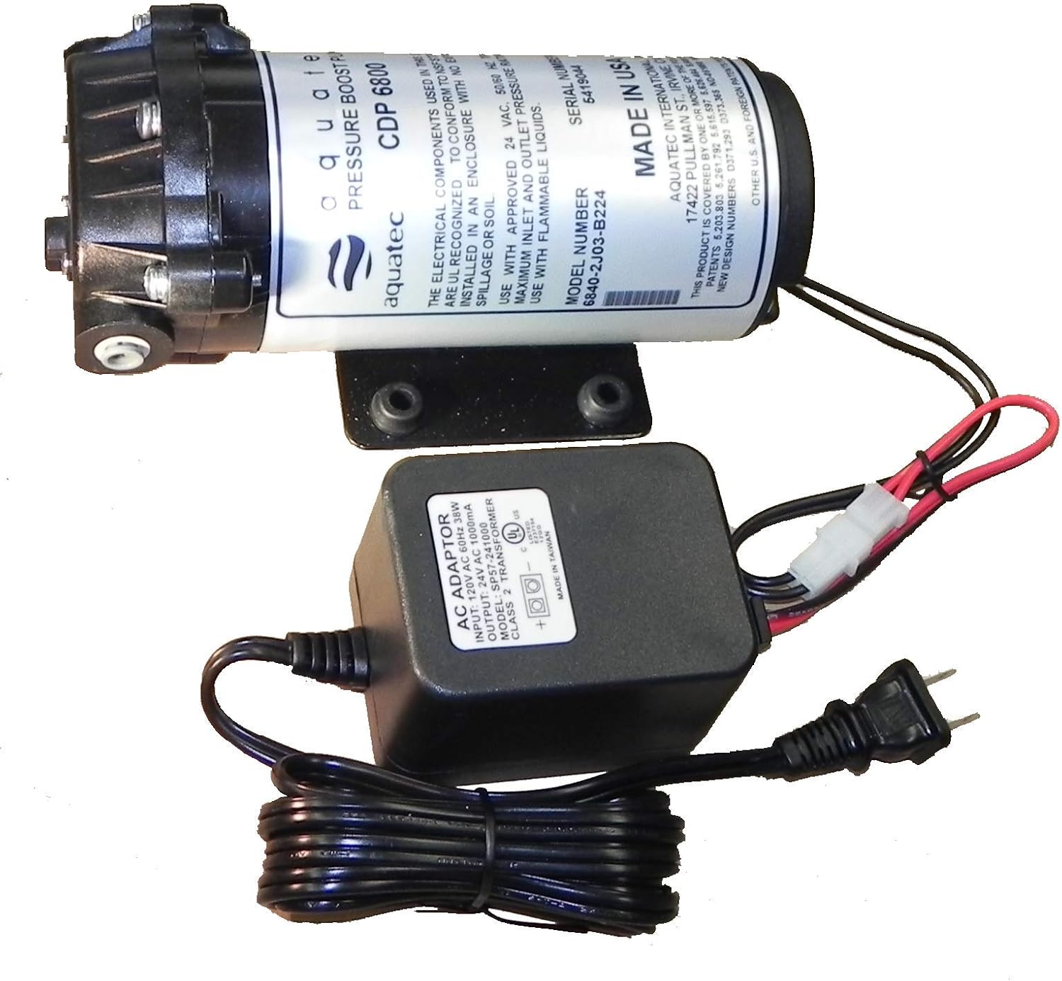 AQUATEC CDP6800 booster pump + transformer 110V