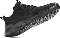 Vista 7 de Mevlzz Zapatos deportivos para correr para hombre, sin cordones, informales, de malla, transpirables, ligeros, para el trabajo