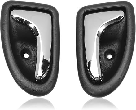 Clio 2 Door Handle Lid and Handle for Renault Clio 3 Twingo 1 Traffic 2 Megane Scenic 8200915599 8200915598 (1 Pair)