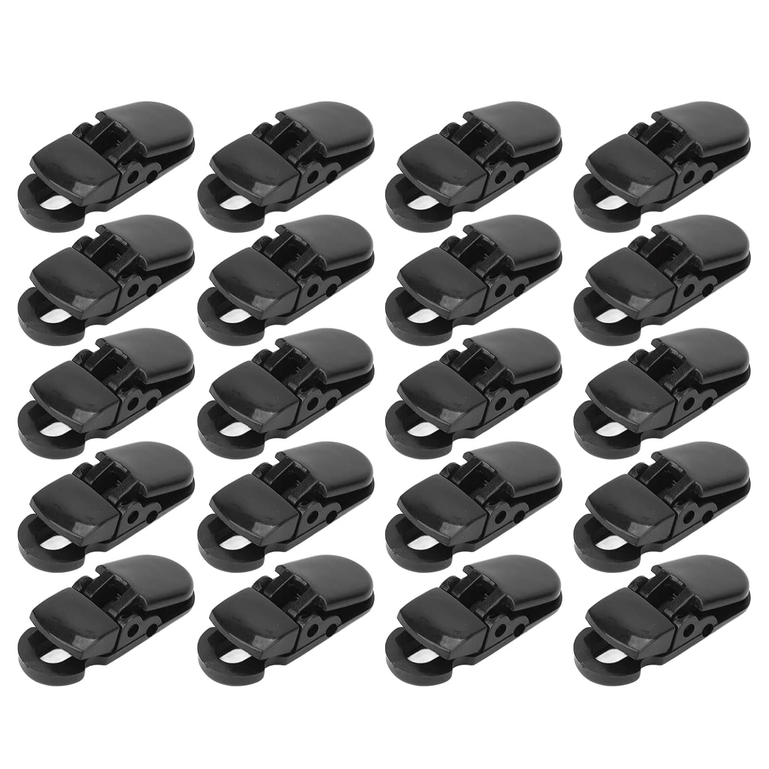 20PCS Hearing Aid Clips for Glasses, Portable Anti Lost Hearing Aid Protection Replacement Accessories for Seniors Adults, Home Office