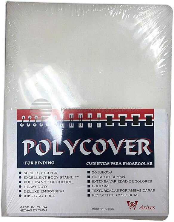 PolyCovers Clear Round Corners 10mil 8.75X11.25 Letter