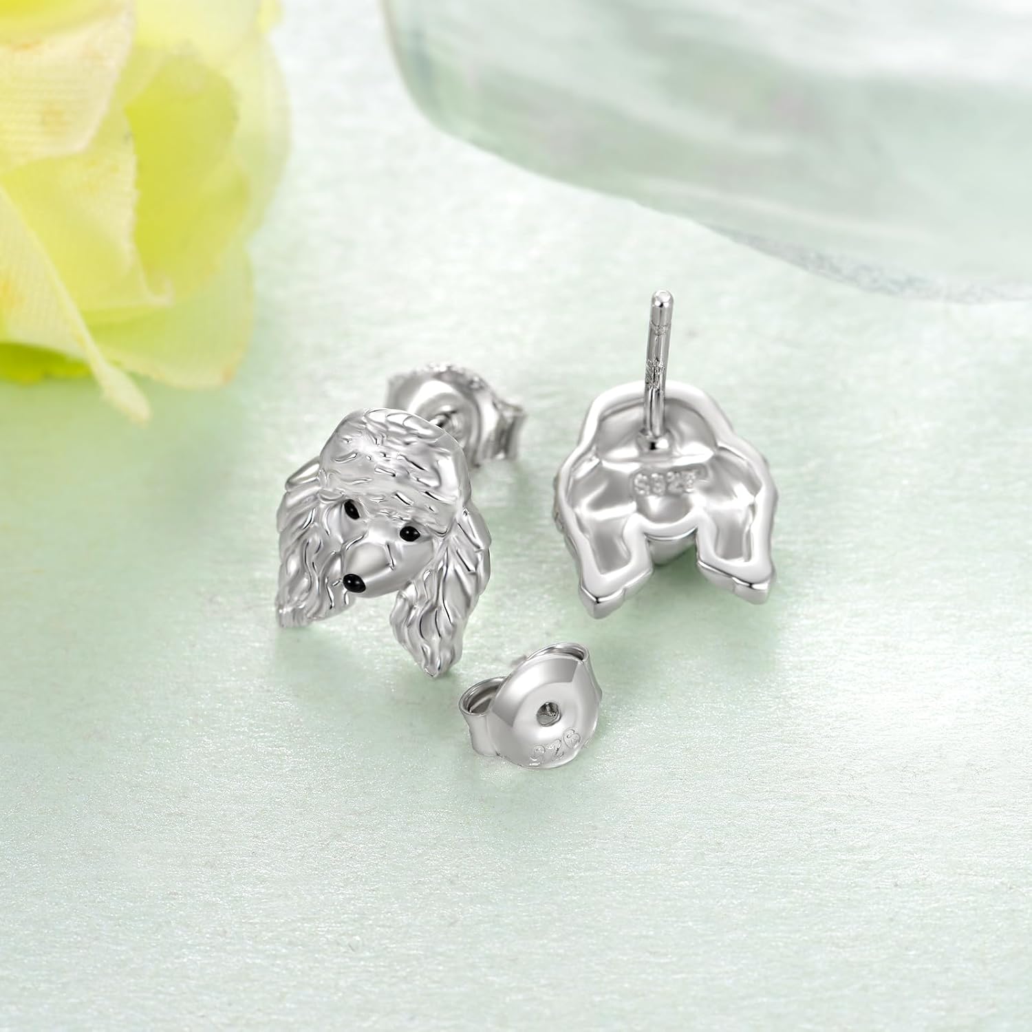 Pug/Boston Terrier/Bichon Frise/Dalmatian/Cavalier King Charles/Shih Tzu/Pitbull/Poodle/German Shorthaired Pointer/Bernese Mountain Dog Earrings Sterling Silver Dog Jewelry Gifts - Image 3