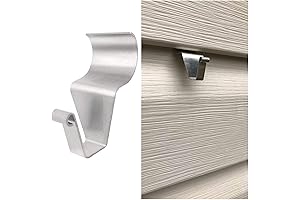 MIUKAA Vinyl Siding Hooks for Outdoor Patio Lights, Wreath and Decorations