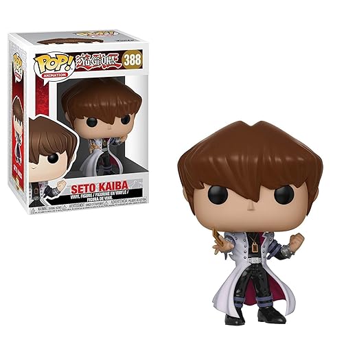 Funko Pop Animation: Yu-Gi-Oh! - Seto Kaiba Collectible Figure, Multicolor
