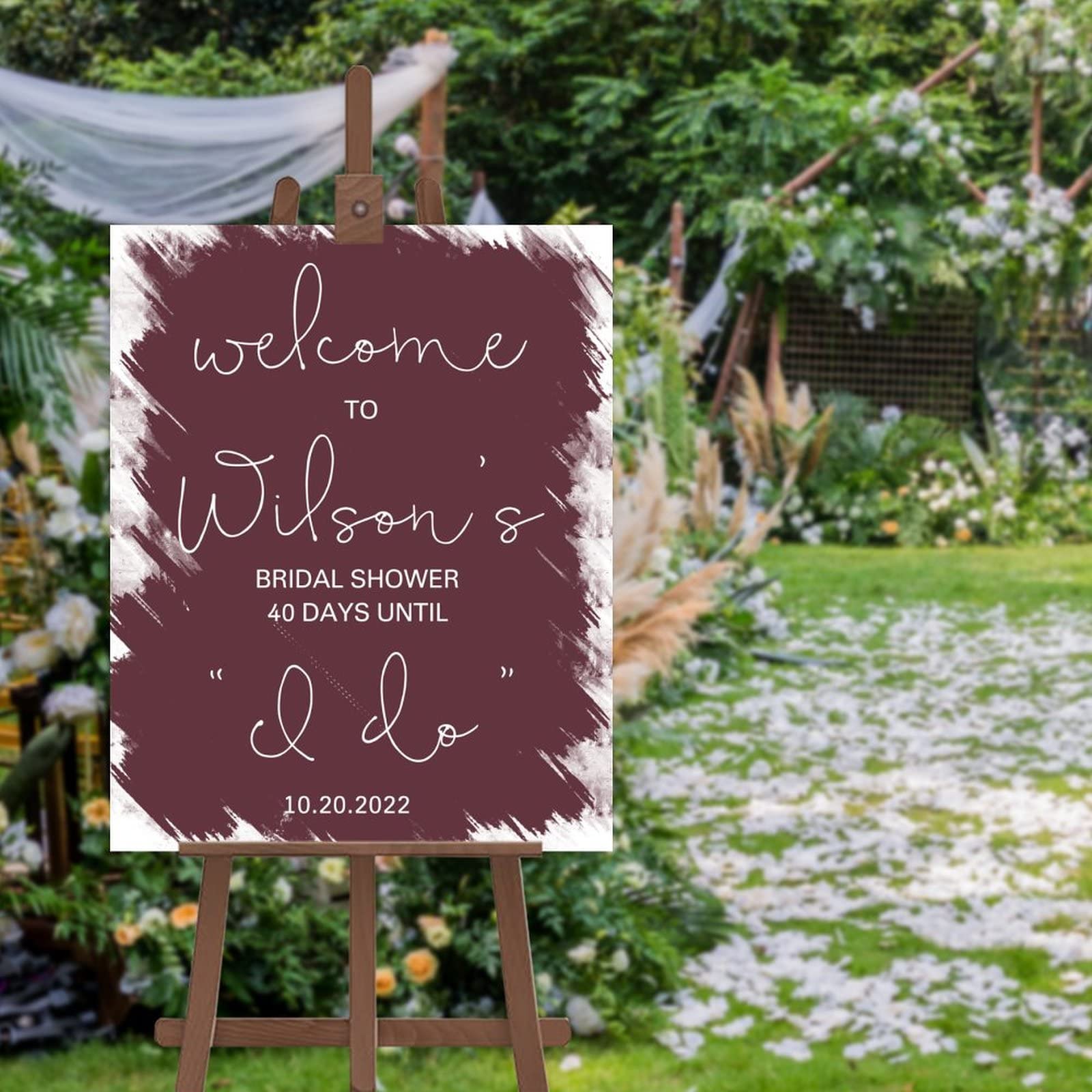 Panneau de bienvenue mariage personnalisé pour sublimer l'entrée des invités
