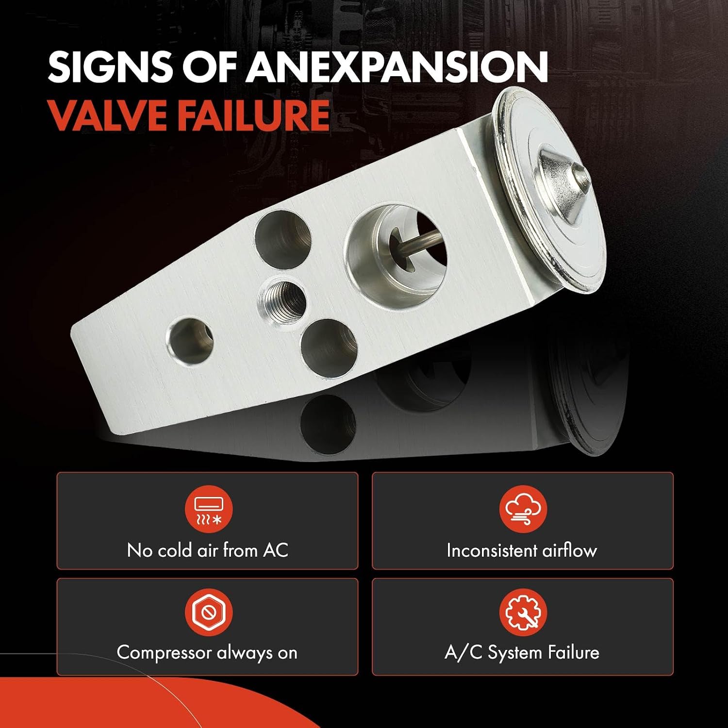 A-Premium AC Expansion Valve Compatible with Honda & Acura | for Honda Pilot 2019-2024, Ridgeline 2020-2024, Passport 2019-2025 & Acura MDX 2018-2020 2022-2023, MDX 2024-2025 3.5L