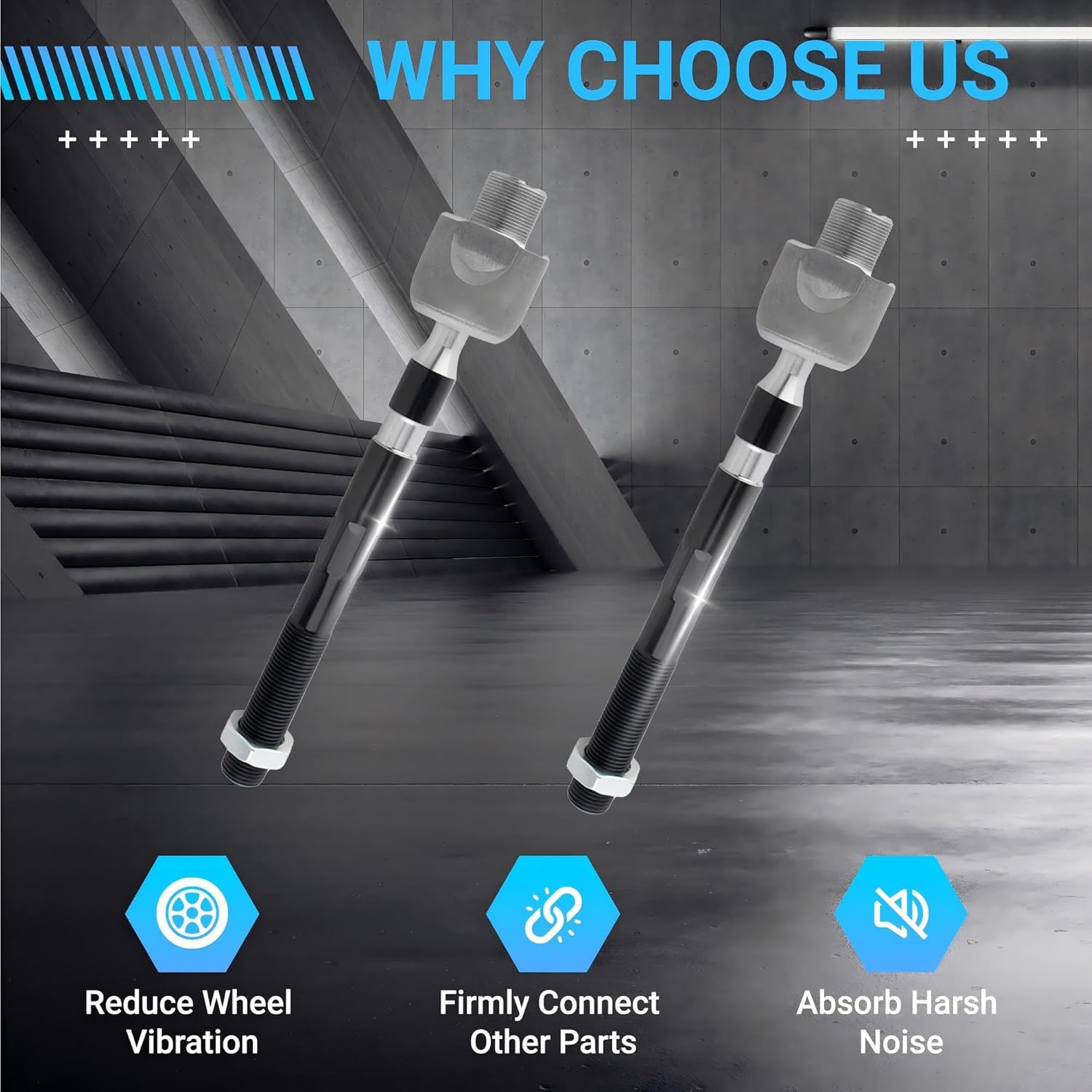 Suspension Front Upper and Lower Control Arm Kit Compatible With Nissan Frontier L4 V6 Pathfinder V8 Xterra V6 Sway Bar Link Front, Inner & Outer Tie Rod Ends