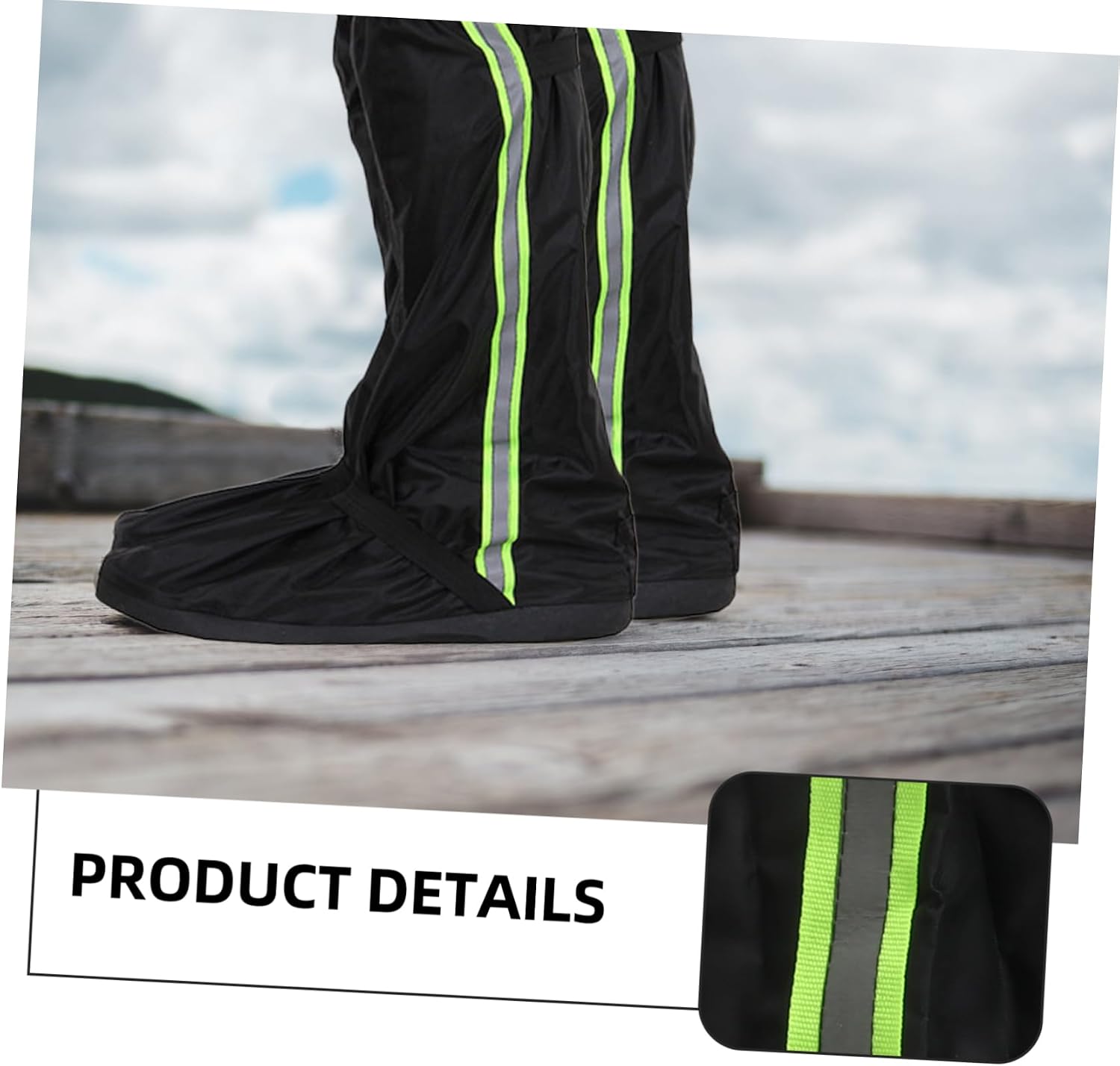 1pair Gaiters Outdoor Shoe Covers for Hiking Climbing and Fishing Comfortable from Rain and Unisex Design