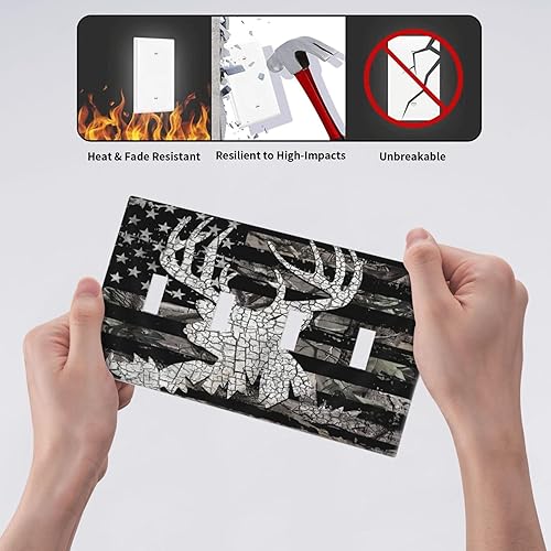 Vista 670 de Placa de pared con interruptor de luz de doble interruptor de pared para niños, diseño de dinosaurio, galaxia, espacio exterior, planeta, nebulosa