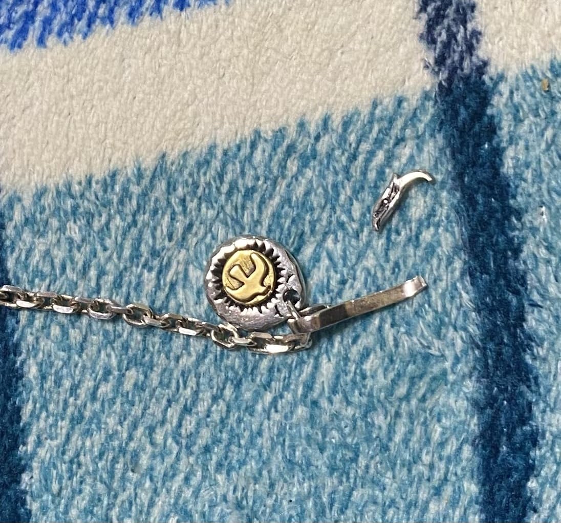 芸能人多数着用モデル ダブルフェザーネックレス ゴールドクロー 先金フェザー ネックレス ゴローズタイプ 羽根 ネイティブアメリカン インディアンジュエリー photo review