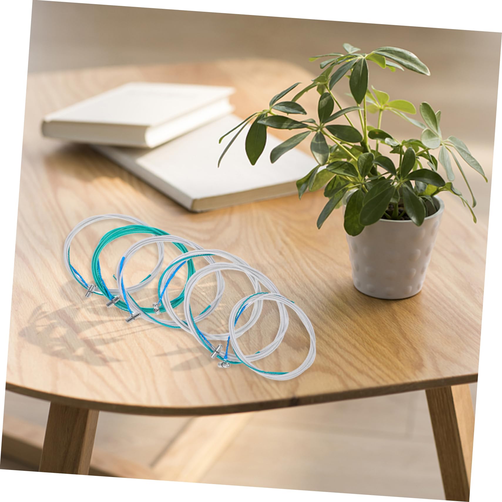 LIOOBO 6stücke Guzheng-saiten-ersatzset mit Nylon und Stahlsaiten für Traditionelle Chinesische Musikinstrumente Kompatibel Saiten Guzhengs