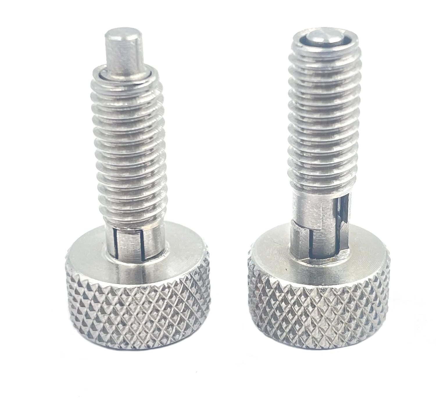 2PCS Retractable Spring Plunger, Stainless Steel Lock Out Handle Quick