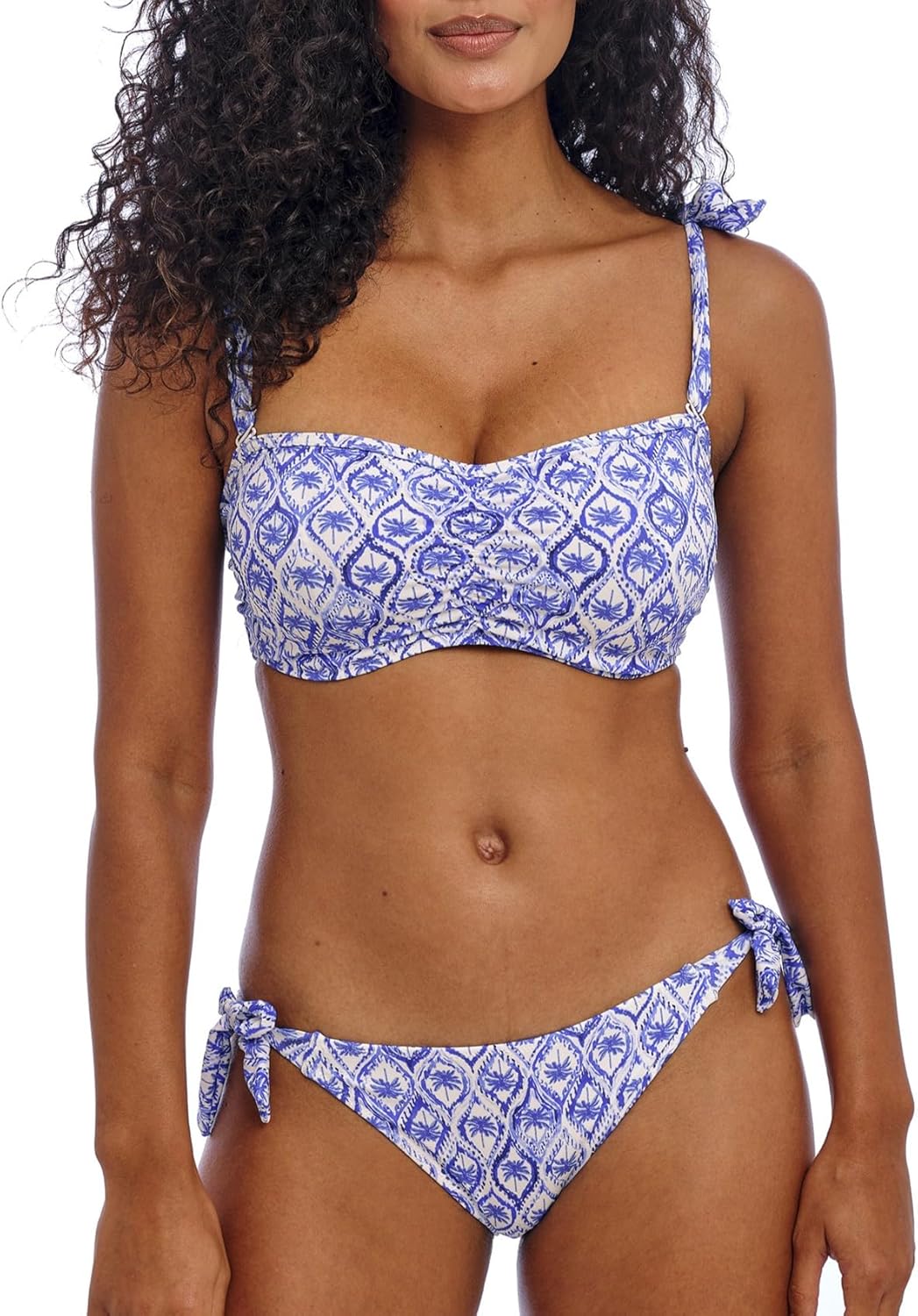 Womens Ocean Breeze Underwire Bandeau Bikini Top