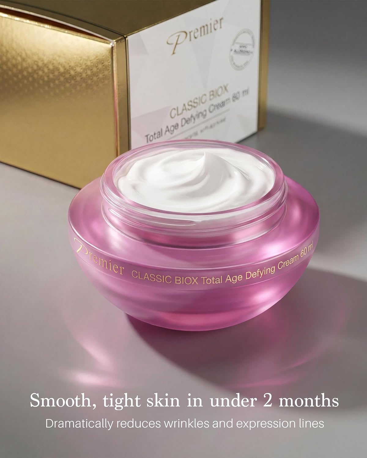 Premier Dead Sea BIOX total age defying cream, face moisturizer, Anti Aging face Cream, Intensive Wrinkle cream firming skin care, Classic collection, retinol Cream Lotion 2.4 Fl.Oz - Image 2