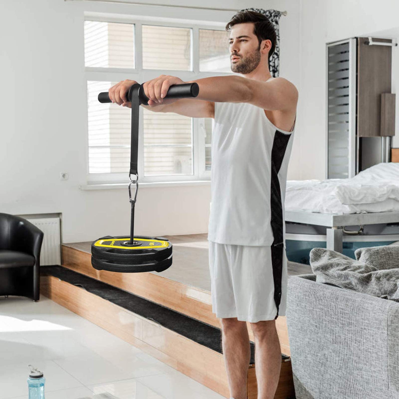 Rullo per avambraccio e Polso, Rullo per avambraccio e avambraccio, per Allenamento, Fitness, Allenamento per la Forza delle Braccia, per Palestra e casa