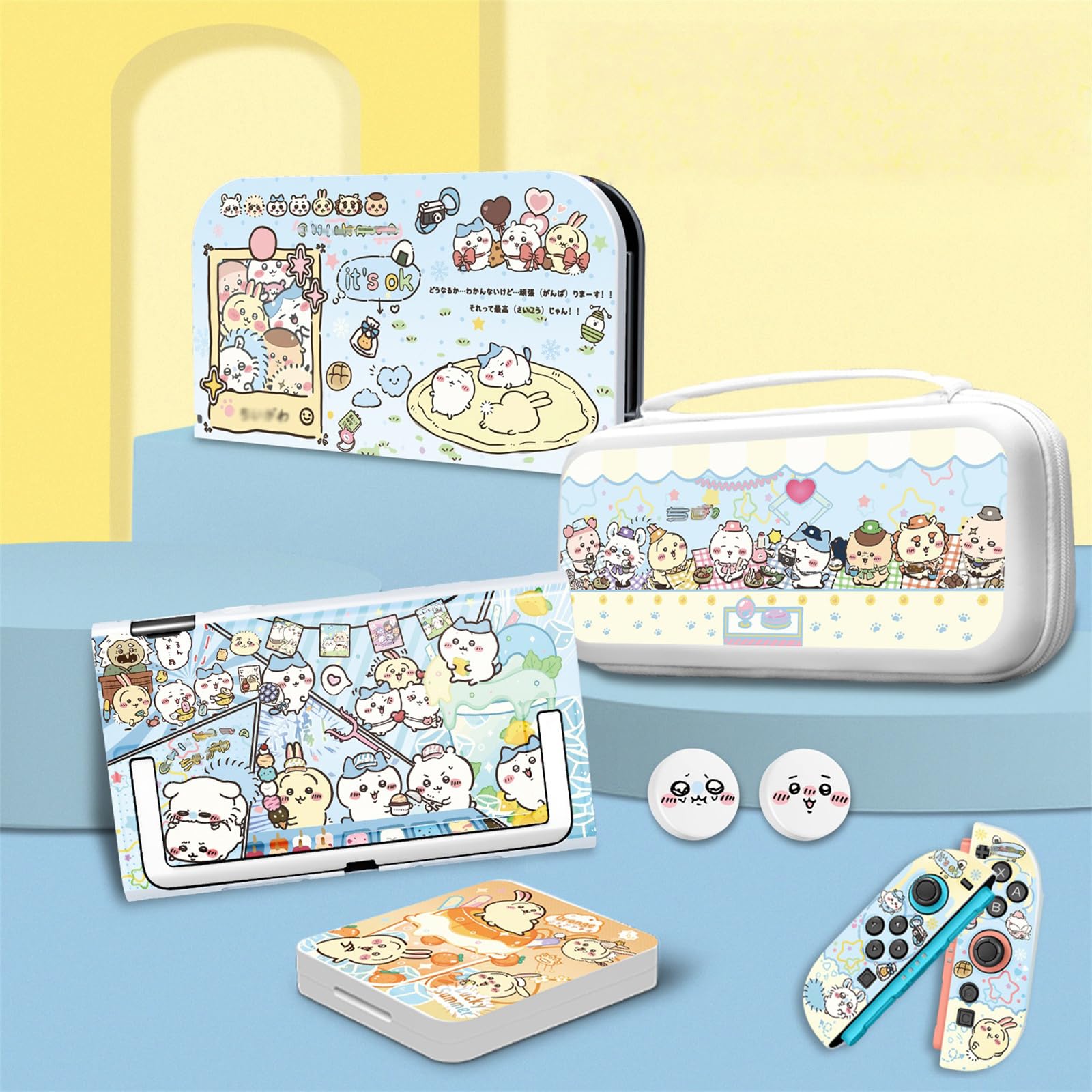 Amazon.co.jp: [SDCADQ]ちいかわ モモンガ 周辺 Switchカバー ゲーム