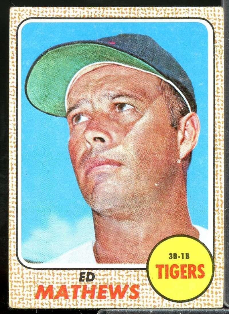 Eddie Mathews Card 1968 Topps #58 - Slabbed Baseball Cards