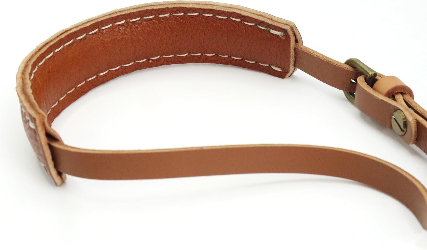 Genuine Leather Camera Neck Strap with Quick Release - Thin Shoulder Strap for Sony, Fujifilm, Canon, Nikon Mirrorless & DSLR - Vintage Retro Professional Camera Strap