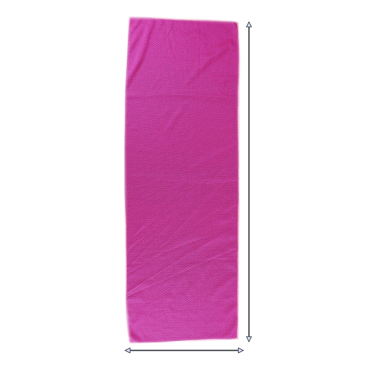 Asciugamano rinfrescante in microfibra rosa, asciugamano per ghiaccio