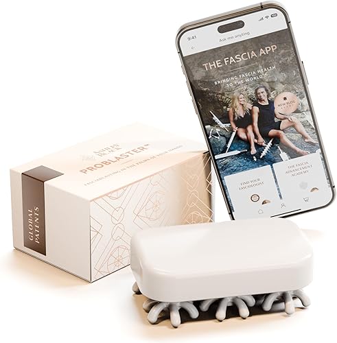 FasciaBlaster ProBlaster by Ashley Black - Herramienta de masaje de celulitis, tejido profundo y punto de presión, soporte para molestias y