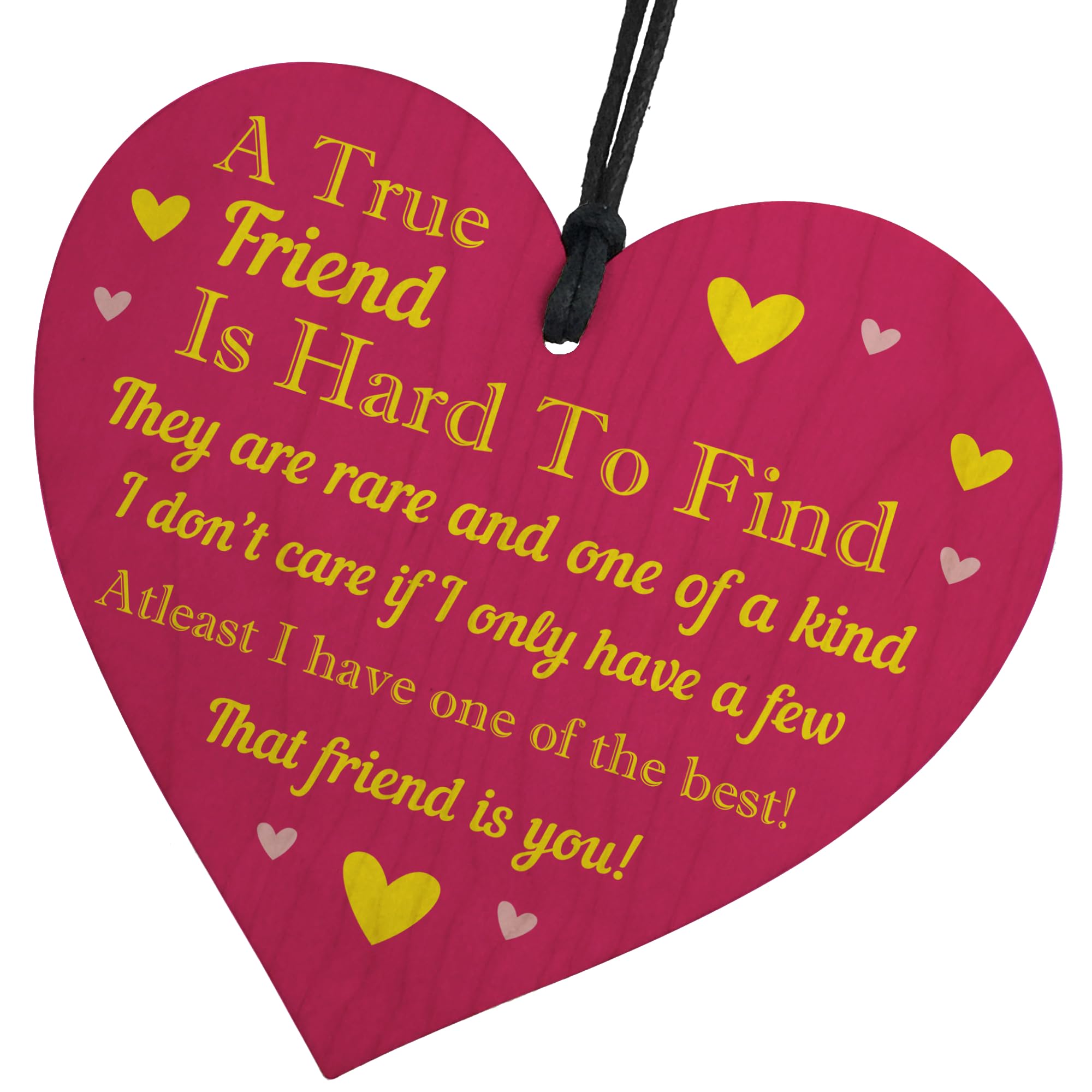 Red Ocean Best Friendship Gift Plaque For Special Friend Women Him Her Sayings Message Ornament from B&Q