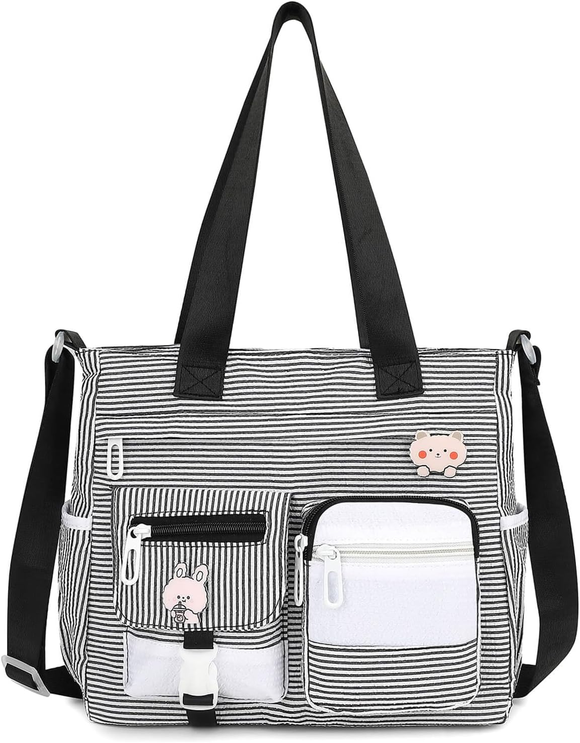 Phaoullzon Crossbody Cute Bag for Teens Kawaii Messenger Purse Nylon Shoulder Tote Bags