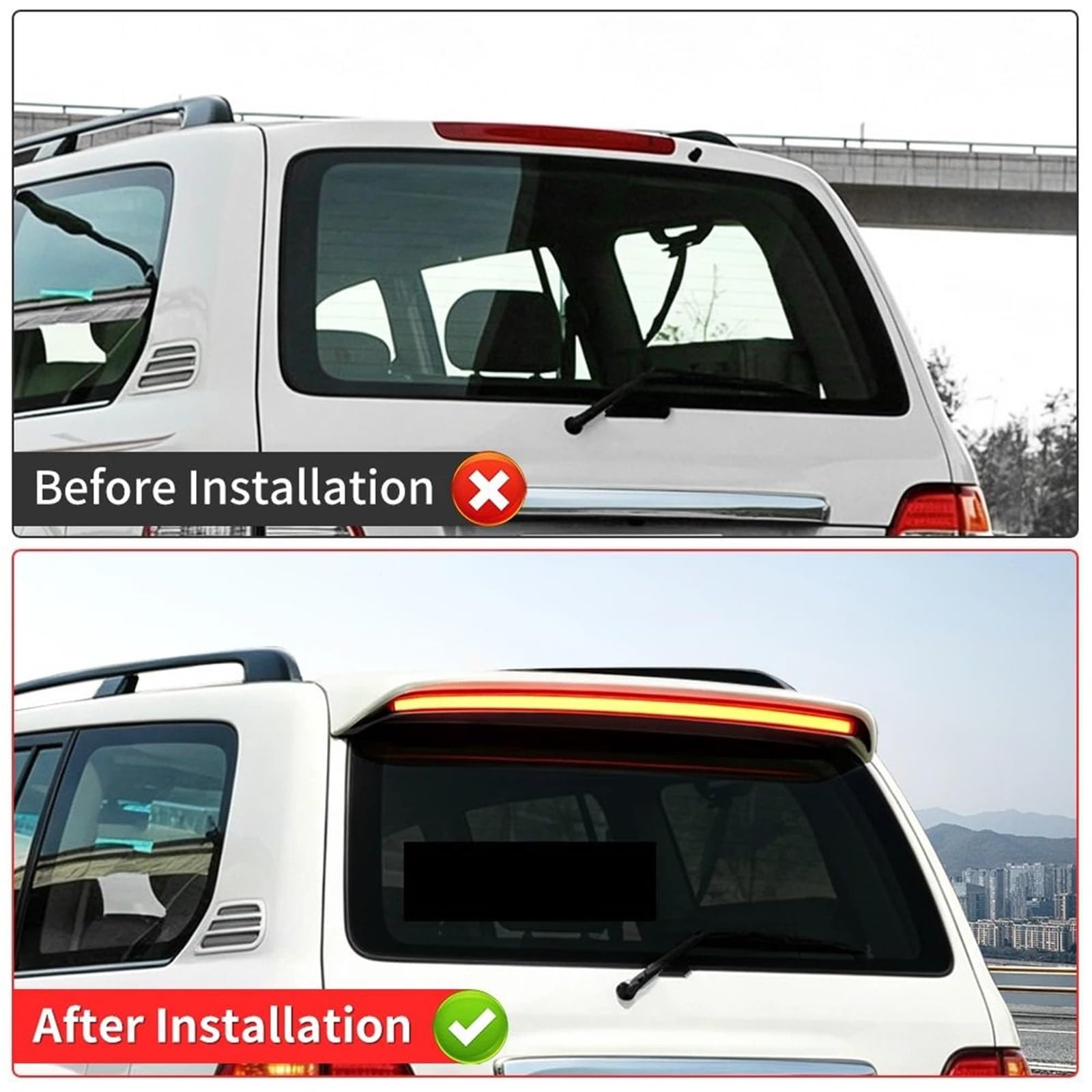 Skrzydło spojlera Pasuje Do Toyota Land Cruiser LC100 100 FJ100 1997-2007 Tylny Spoiler Bagażnika Dekoracja Akcesoria Samochodowe Części Spojlery tylne