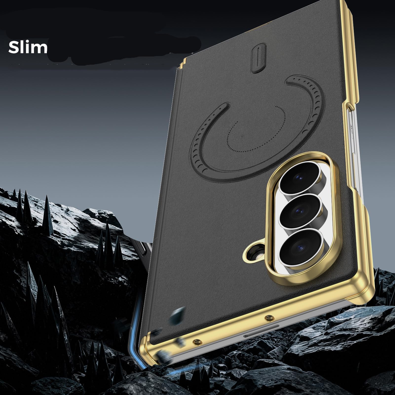 Funda para Samsung Galaxy Z Fold 8 Ultra, Magnético Antideslizante Crcasa