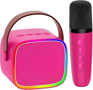 Sponsored You’re seeing this ad based on the product’s relevance to your search query.Learn more about this advertisement BONAOK Microphone Karaoke Machine, Bluetooth Karaoke Machines for Children Adults, Portable Karaoke Player, Microphone for Charging, Children's Electronic Toy (Rose Red)