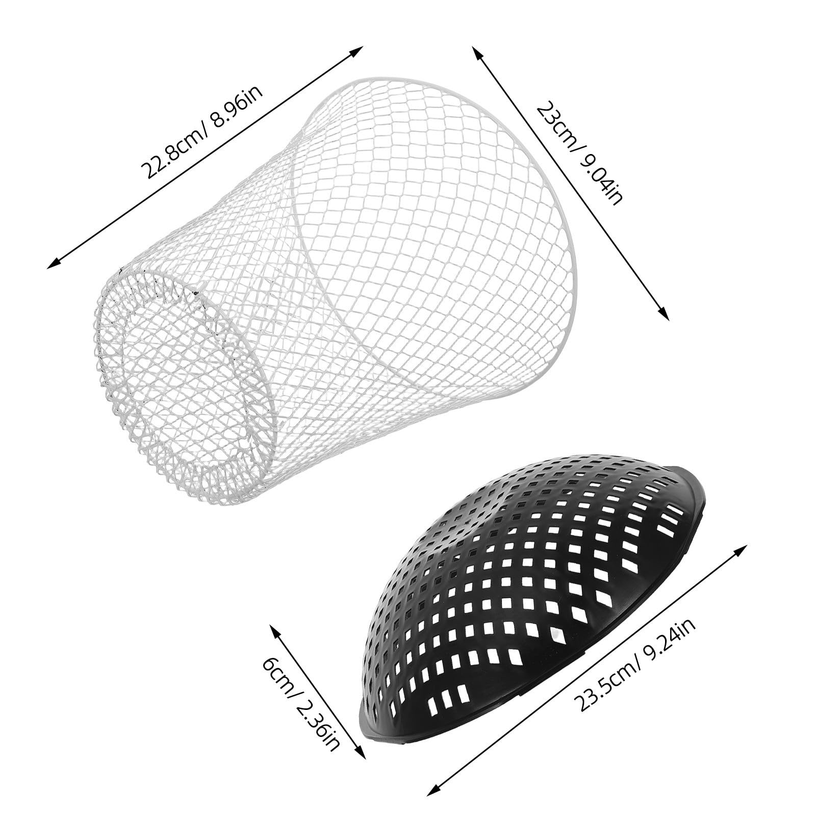 Compostador Subterráneo para Lombrices Ventilado de Metal Blanco