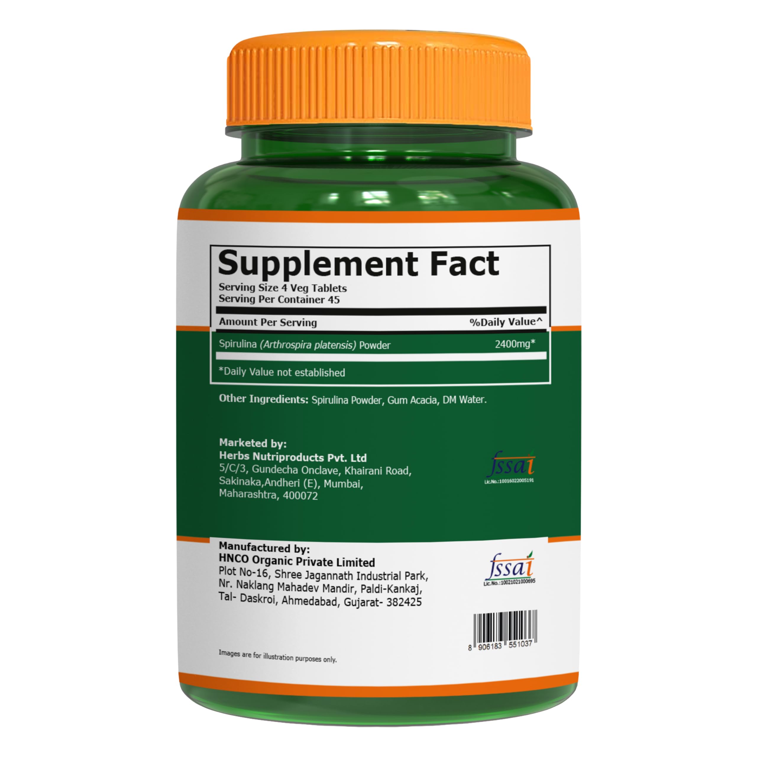 Pure Nutrition Organic Spirulina 2400mg per Serving | 180 Veg Tablets | Spirulina Powder Organic Tablets | Supports Healthy Skin & Boost Immunity — Amazon image 2