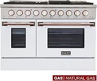 Vista 2 de Kucht KNG481-W-ROSE Cocina de gas, oro rosa