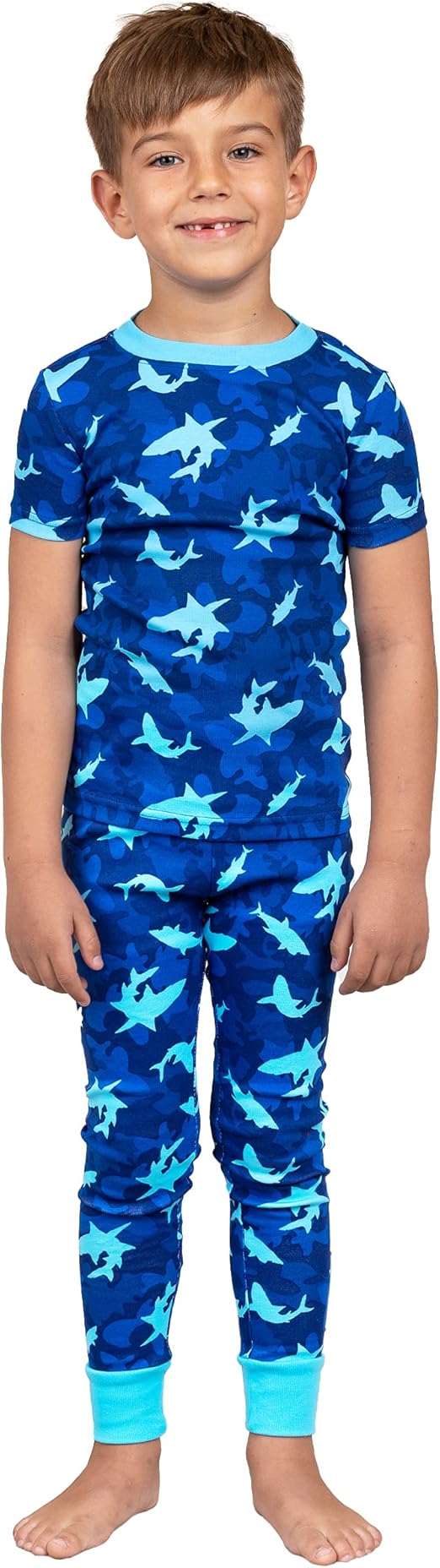 Prestigez Boys' Organic Cotton 2 Piece Pajama Sleepwear Set