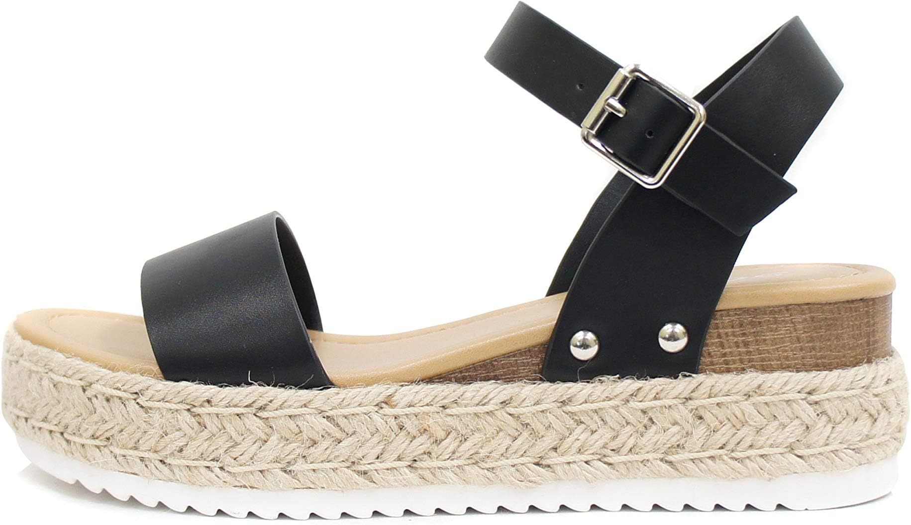 Soda Clip womens Espadrille Wedge Sandal