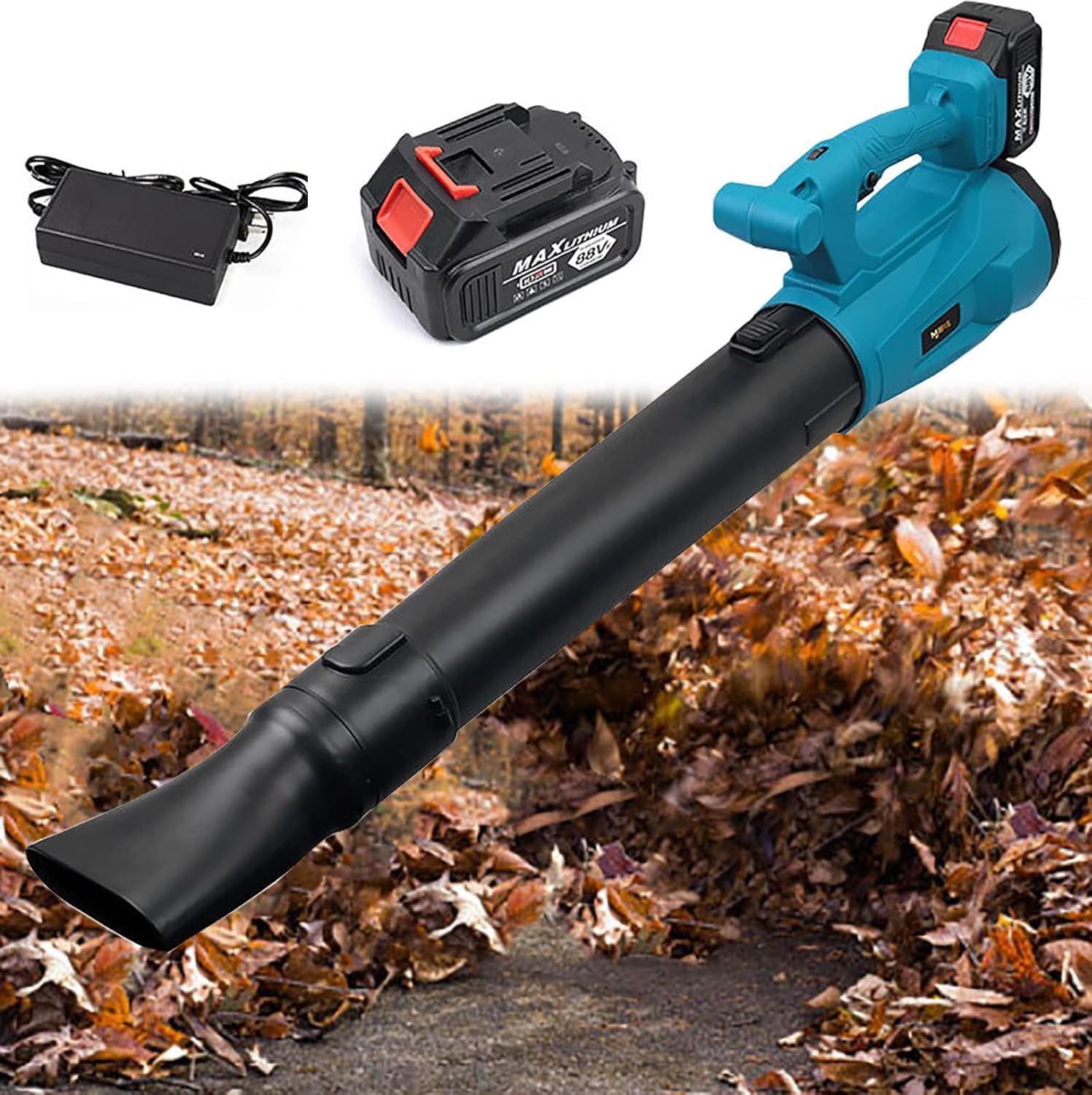 HELLARO Blowers Cordless Leaf Blower, Electric Handheld Powerful Hair Dryer, Lightweight Snow Blowing Tool, 6-Level Air Volume Adjustment, for Blowing Fallen Leaves, Dust, Snow (B0CRRN2QRP) Amazon Price History, Amazon Price Tracker