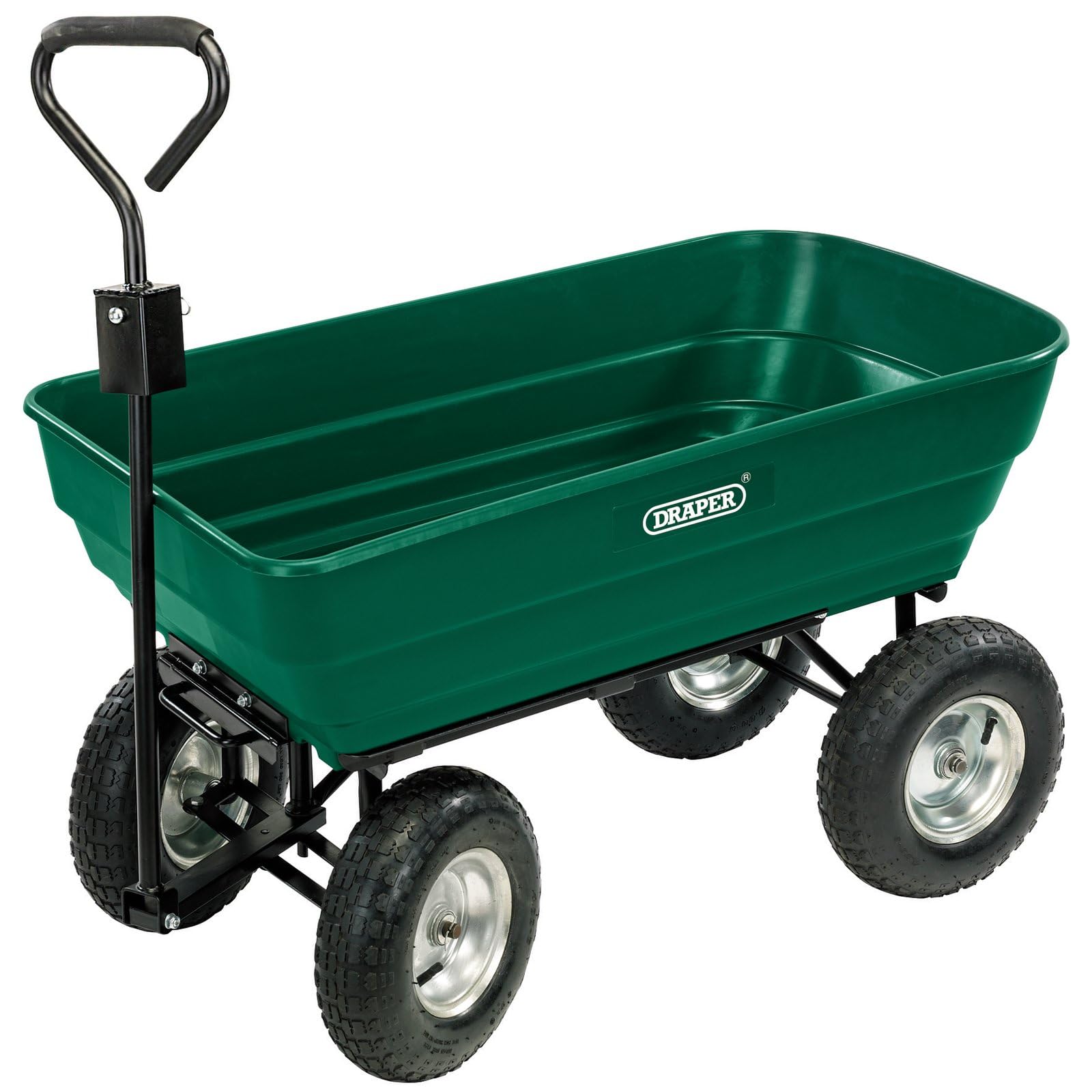 Draper Larger Heavy Duty Tipping Garden Trolley 200kg