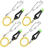 TSV 4PCS Power Grip Line Release Clips, Downrigger Snap Release with 17
