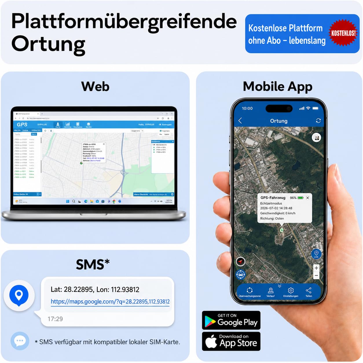4G LTE GPS Tracker,GPS Tracker Auto 10000mAh 80 Tage Standby Starker Magnet Wasserdicht Tracker und Anti Lost GPS Locator für Fahrzeug Auto Boot LKW Echtzeit Tracking Gerät GPS Ortung