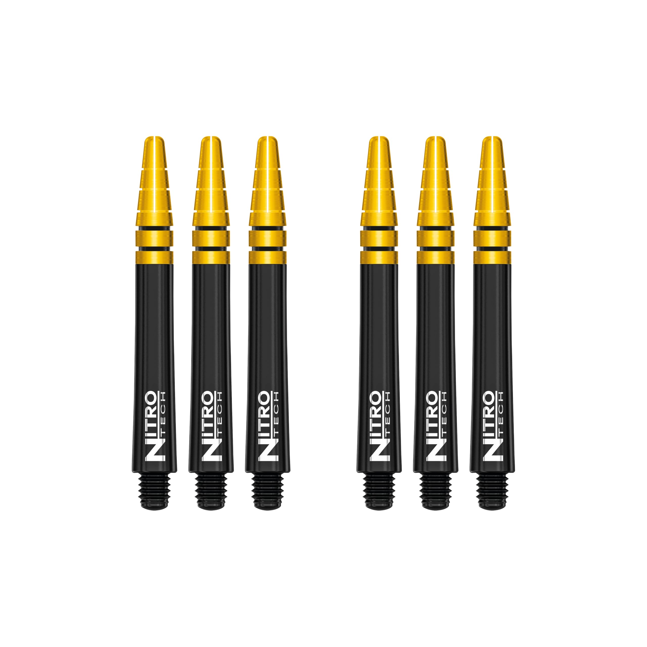Nitrotech Intermediate Dart Stems - 2 sets per pack (6 stems in total)