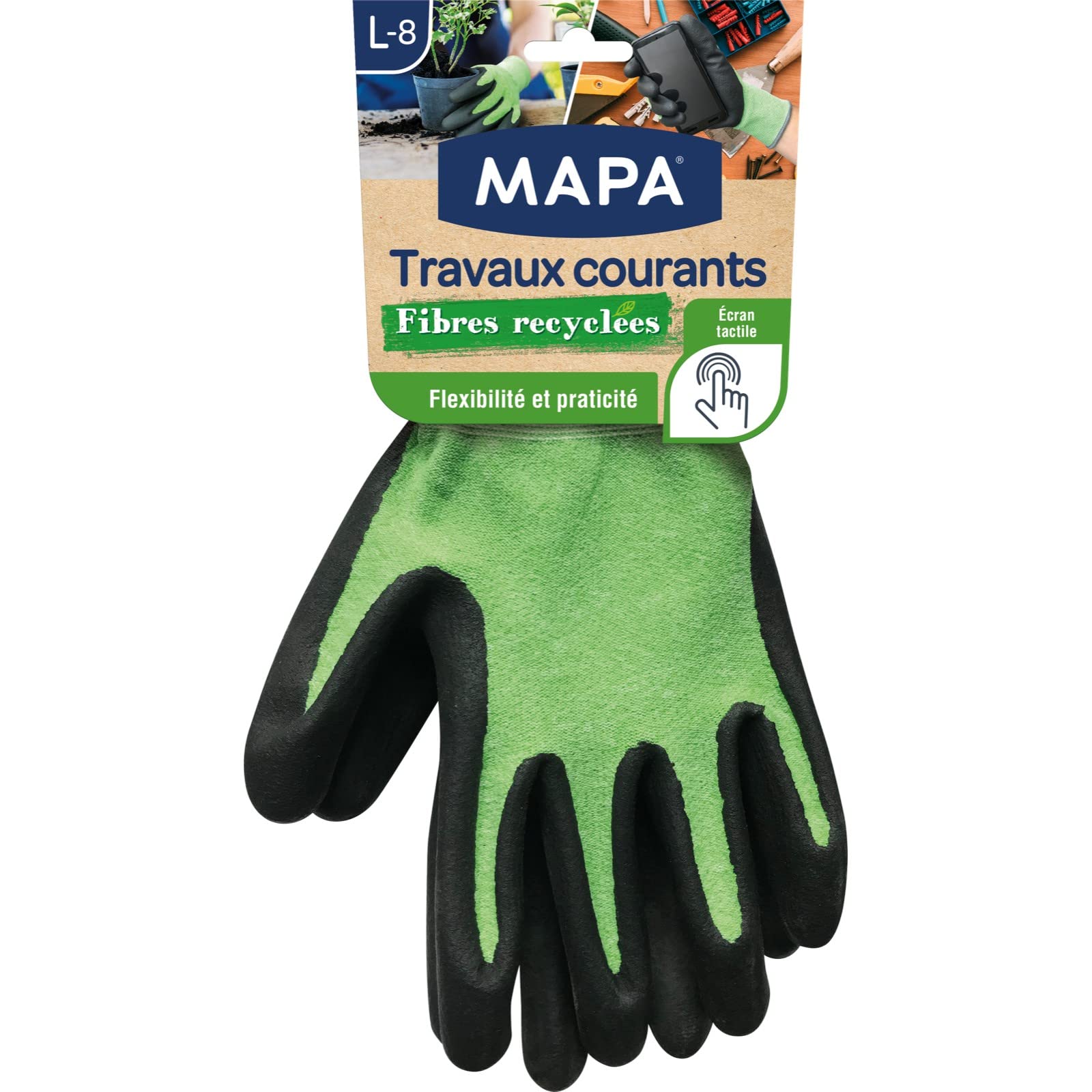 mapa gants tactiles jardinage travaux