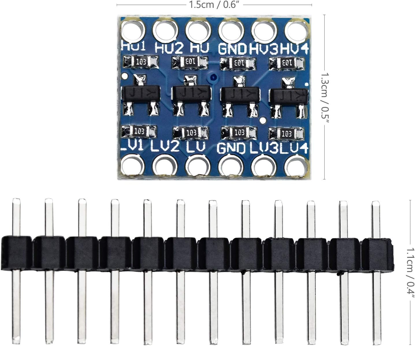 Hentek 10 Set 4 Channels Logic Level Converter IIC I2C Bi-Directional Shifter Module 3.3V to 5V for Arduino and Raspberry Pi - Image 3
