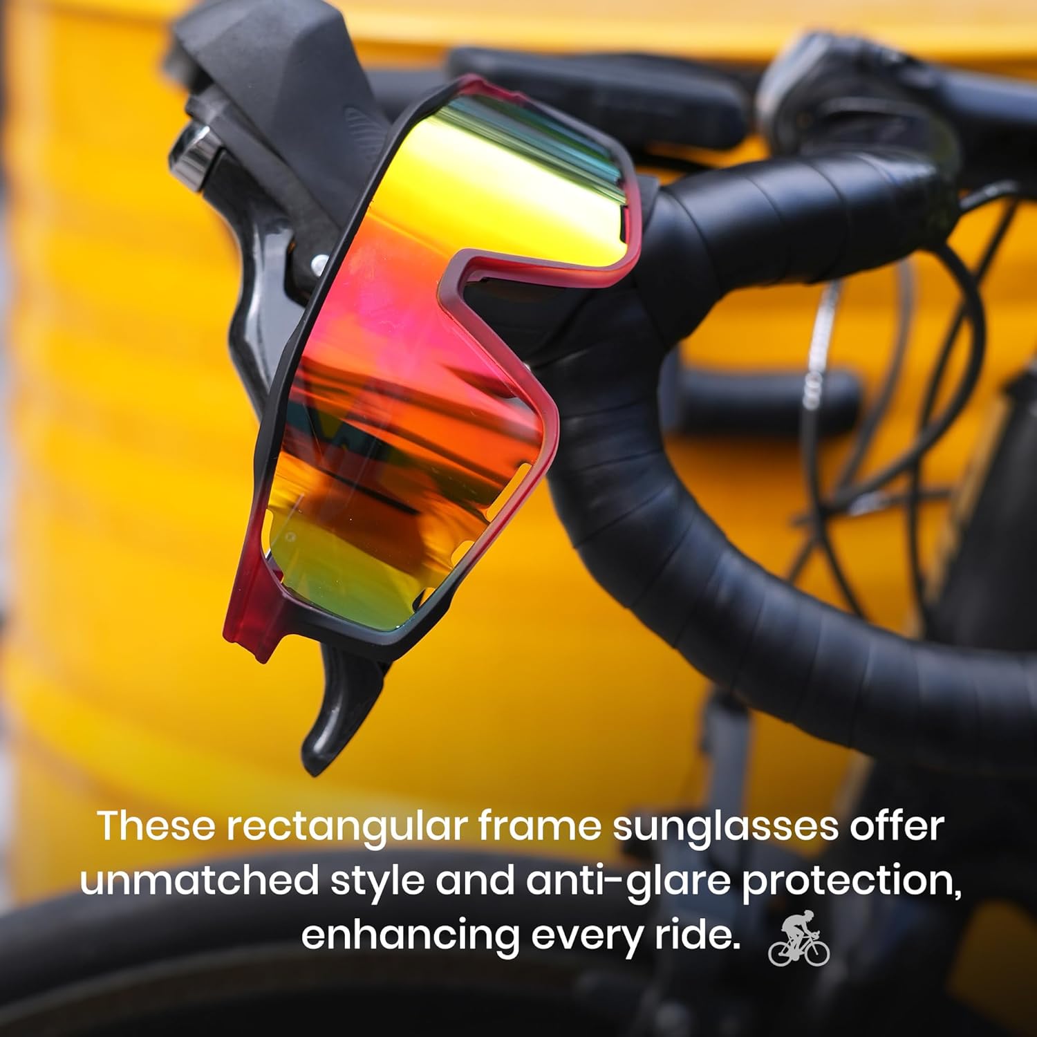 Cyxus Polarized Cycling Glasses Men Women Running Wraparound Sport Sunglasses Bike UV400 Protection P1570 - Image 9