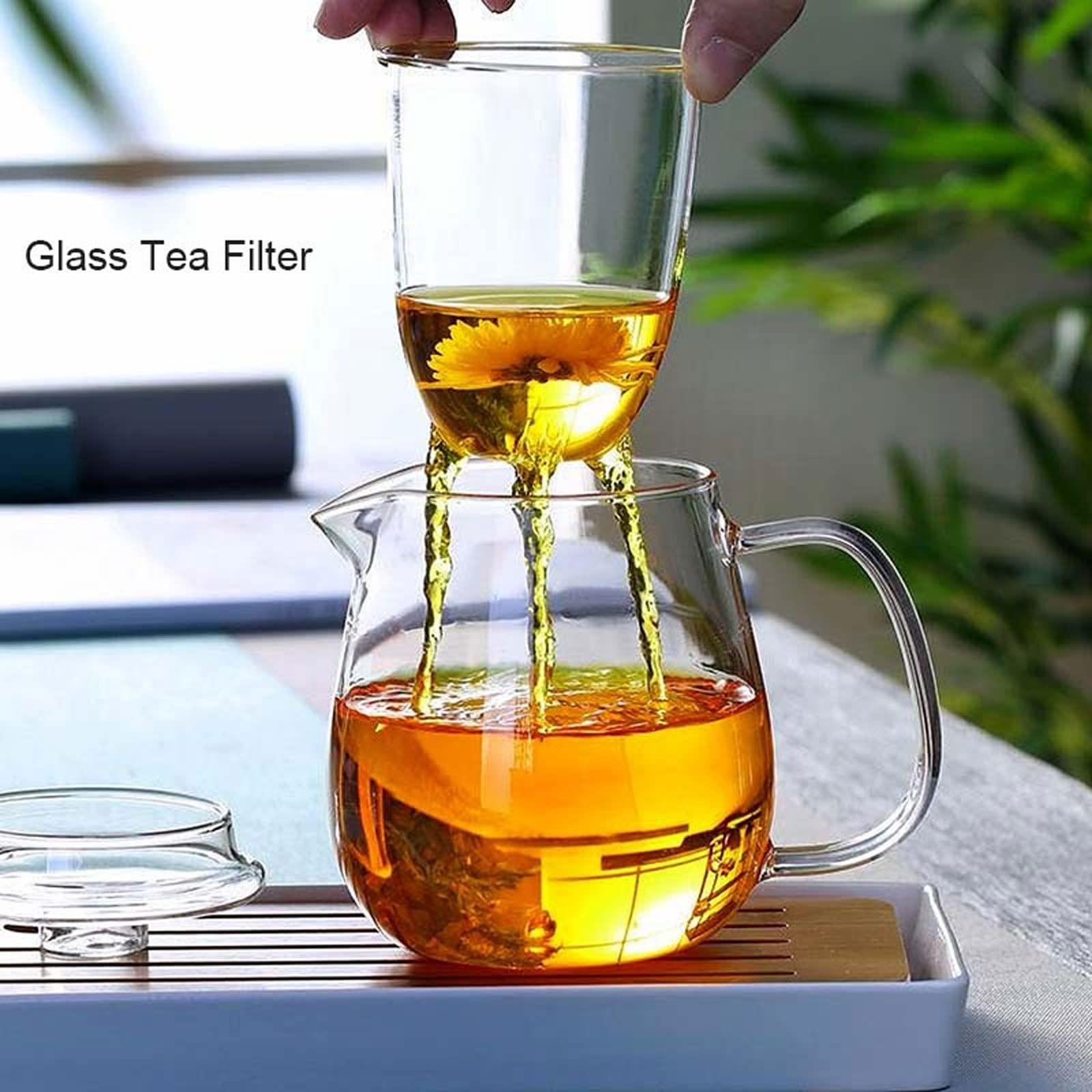 Czajnik 600 ml szklany czajniczek do herbaty, żaroodporny szklany czajniczek z filtrem, czajnik Puer, zaparzacz do herbaty, kubek biurowy, herbata Kung Fu