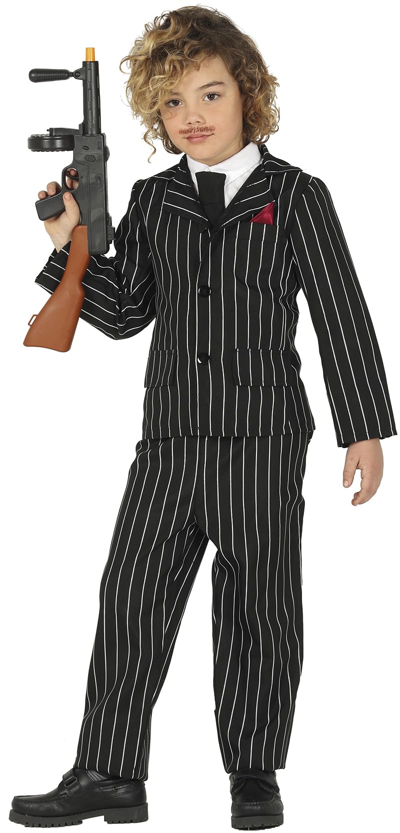 FIESTAS GUIRCA Child Gangster Mob Zoot Suit Fancy Dress Costume 5-6 years