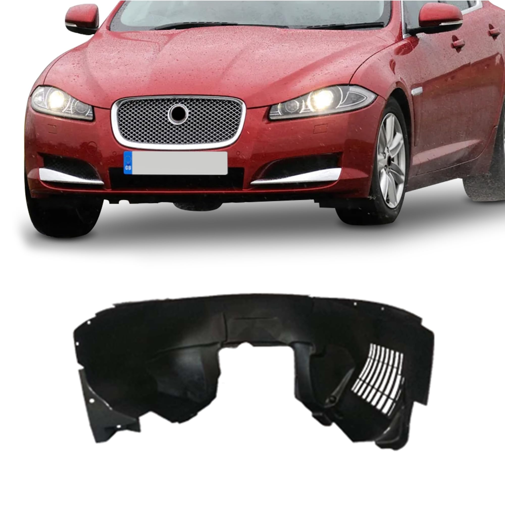 Front Left Side Fender Liner Splash Shield For 2012 2013 2014 2015 Jaguar XF XFR XFR-S